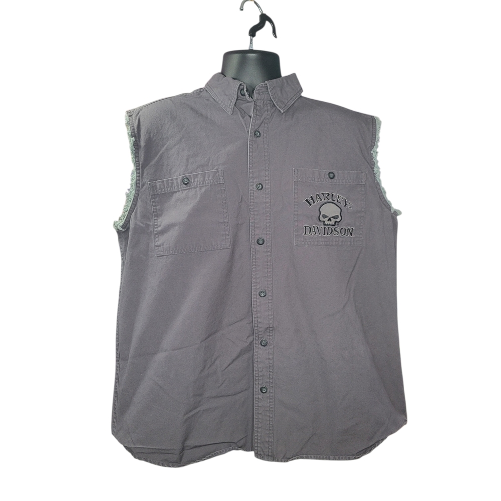 Harley-Davidson Charcoal Sleeveless Men's Shirt
